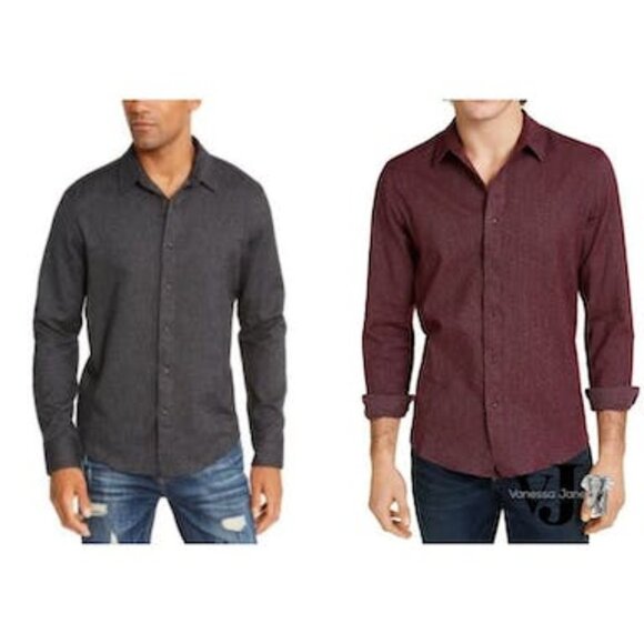 American Rag Mens Matt Regular-Fit Brushed Twill Shirt, Choose Sz/Color - Picture 1 of 3